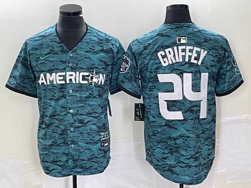 Men's Seattle Mariners #24 Ken Griffey Teal 2023 All Star Cool Base Stitched Jersey1,We sell and wholesale Men's Seattle Mariners #24 Ken Griffey Teal 2023 All Star Cool Base Stitched Jersey1 on line form chian!